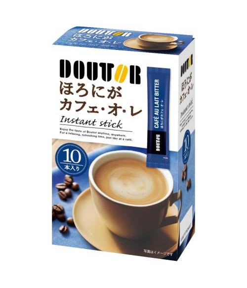 фото Кофе латте слабо сладкий doutor coffee maroyaka au lait 10 стиков крепкий вкус 70г