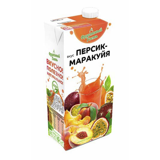 

Сывороточный напиток Фруктовый Гость персик маракуйя 0% 950 мл