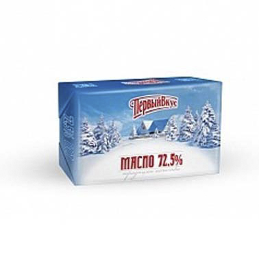 фото Сливочное масло первый вкус 72,5% 180 г