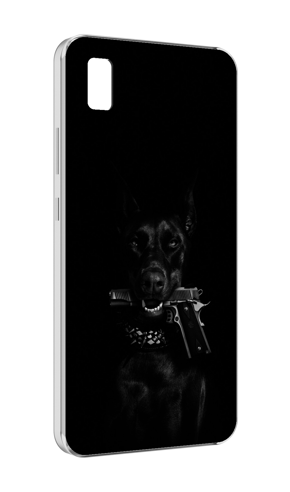 

Чехол MyPads доберман мужской для ZTE BLADE L210, Прозрачный, Tocco