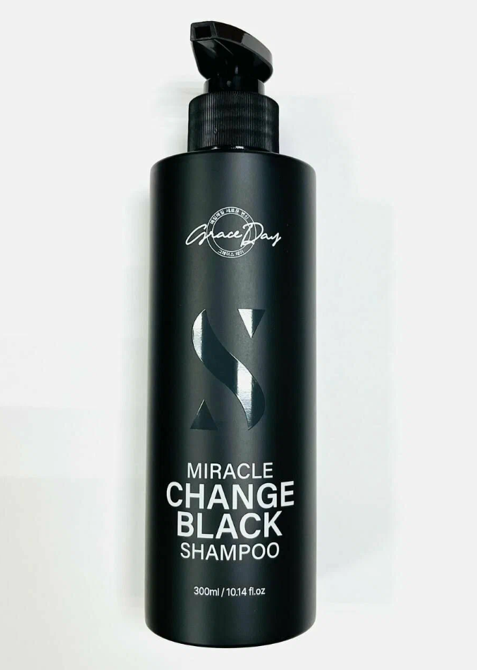 Шампунь для волос Grace Day Черный тонирующий miracle change black shampoo 300 мл