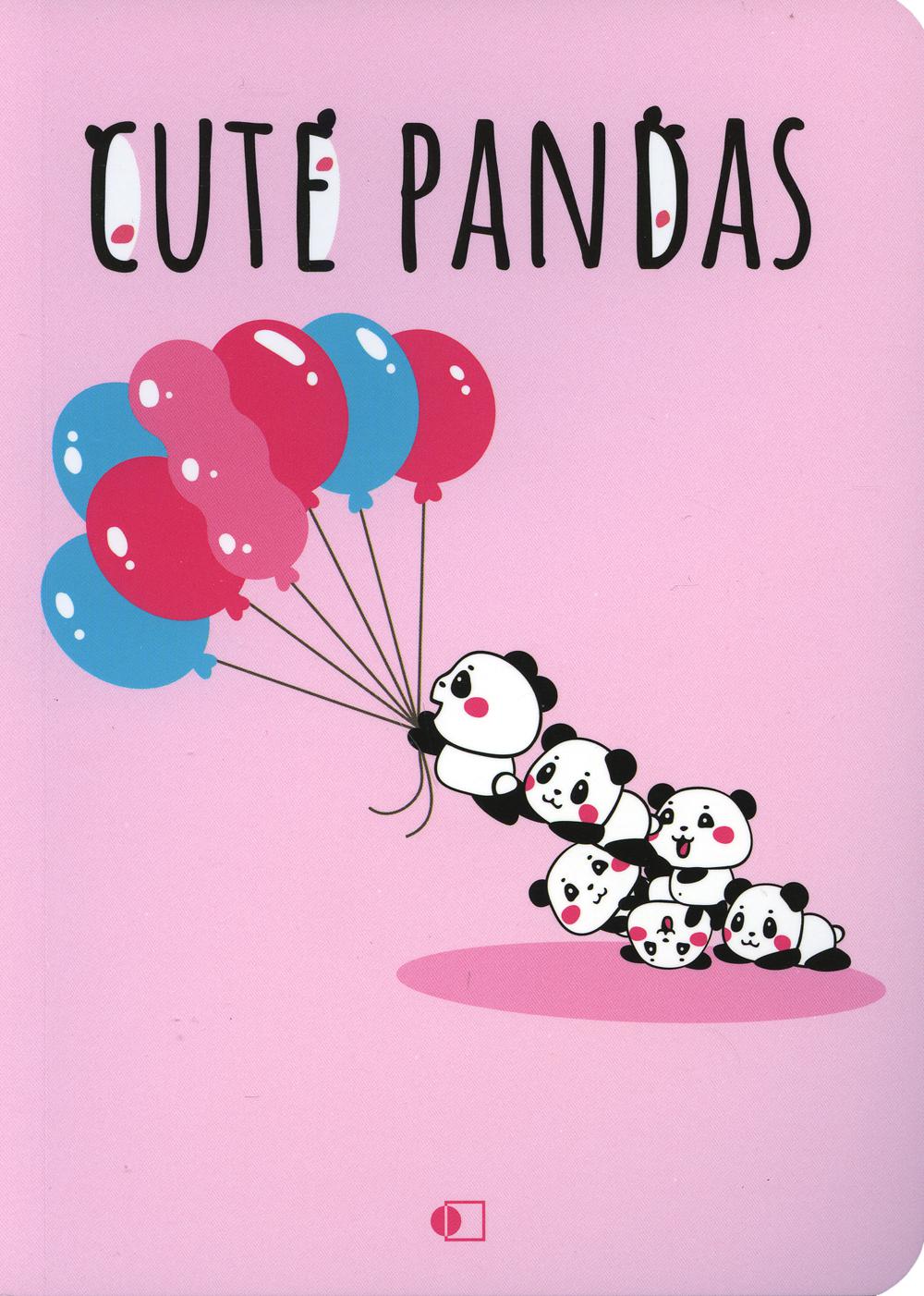 

Блокнот Прикольные панды, на бамбуке / Cute pandas, one (В6, 128 стр., блок розовый)