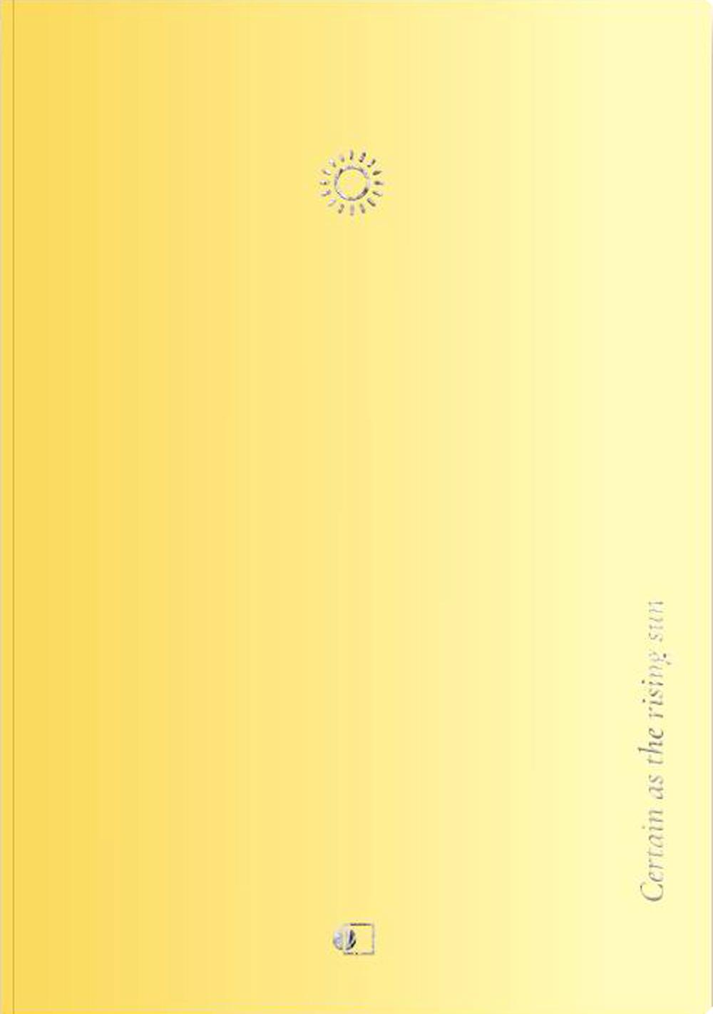 Блокнот АртПринт Серия Пастельный градиент. Желтый / Pastel gradient yellow А5 128 стр.