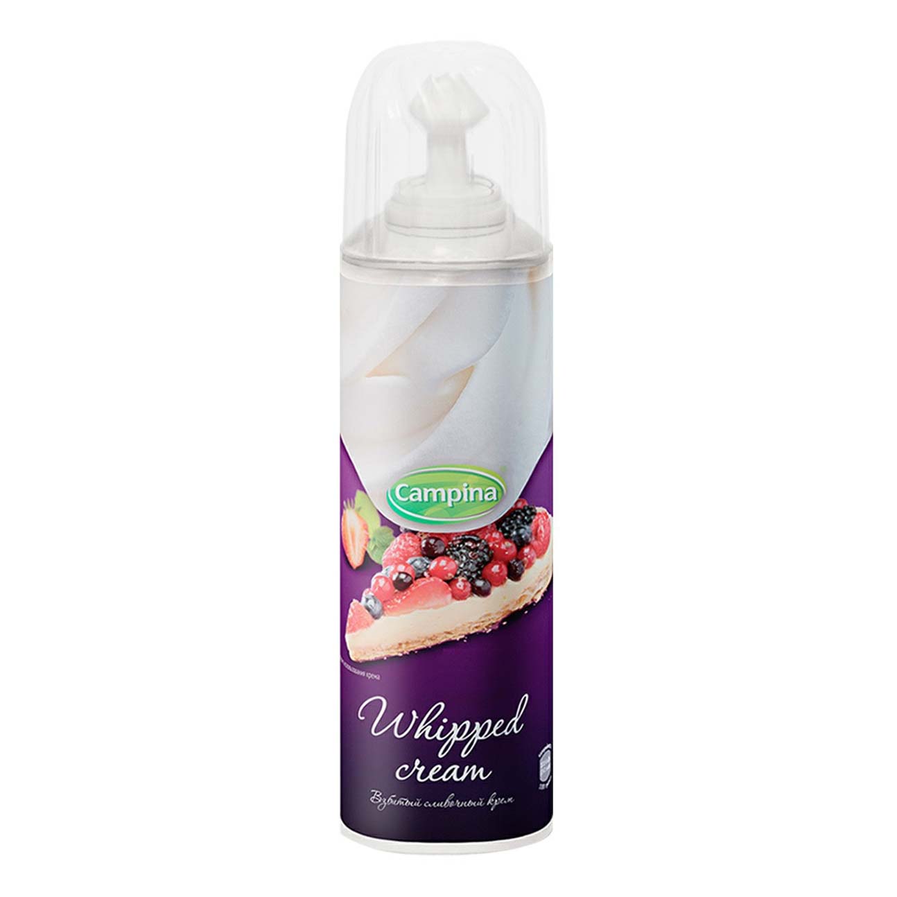 

Сливки взбитые Campina 20% 250 мл бзмж