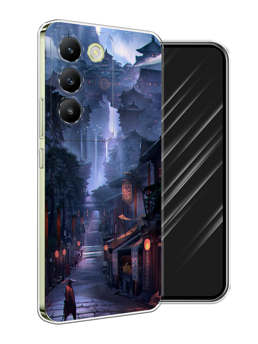 

Чехол Awog на Vivo V30 Lite 4G/Y100 4G/T3 5G/V30 SE 5G "Одинокий самурай", Синий;черный;коричневый, 2610950-1