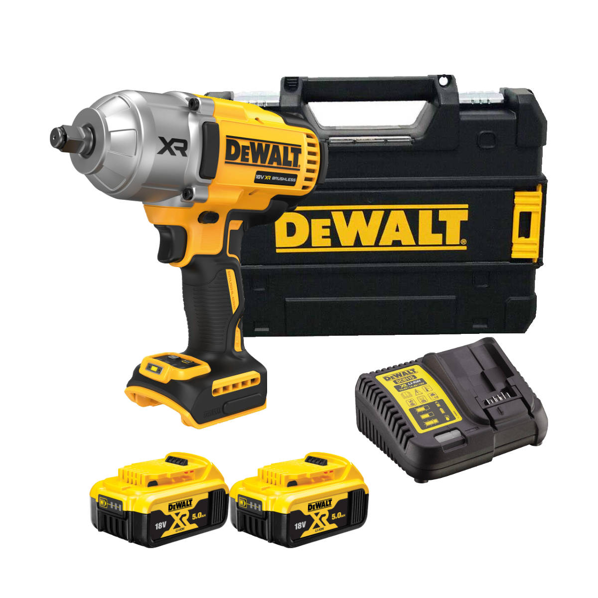 Аккумуляторный ударный гайковерт DeWALT DCF900P2T 10292600₽