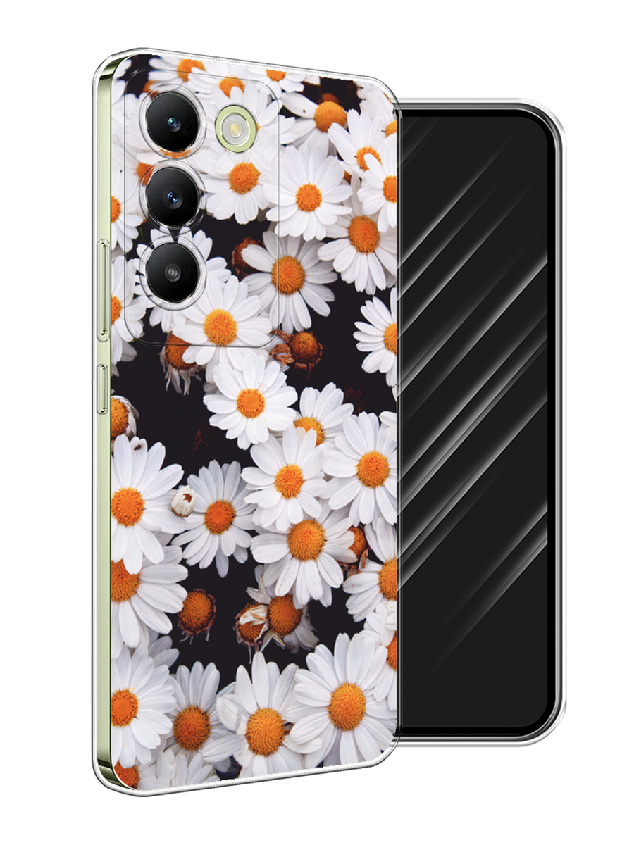 

Чехол Awog на Vivo V30 Lite 4G/Y100 4G/T3 5G/V30 SE 5G "Ромашковое поле", Белый, 2610950-1