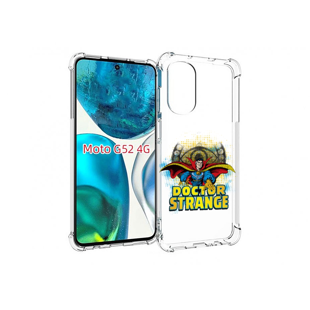 

Чехол MyPads доктор стренж рисунок для Motorola Moto G82 / Moto G52, Прозрачный, Tocco