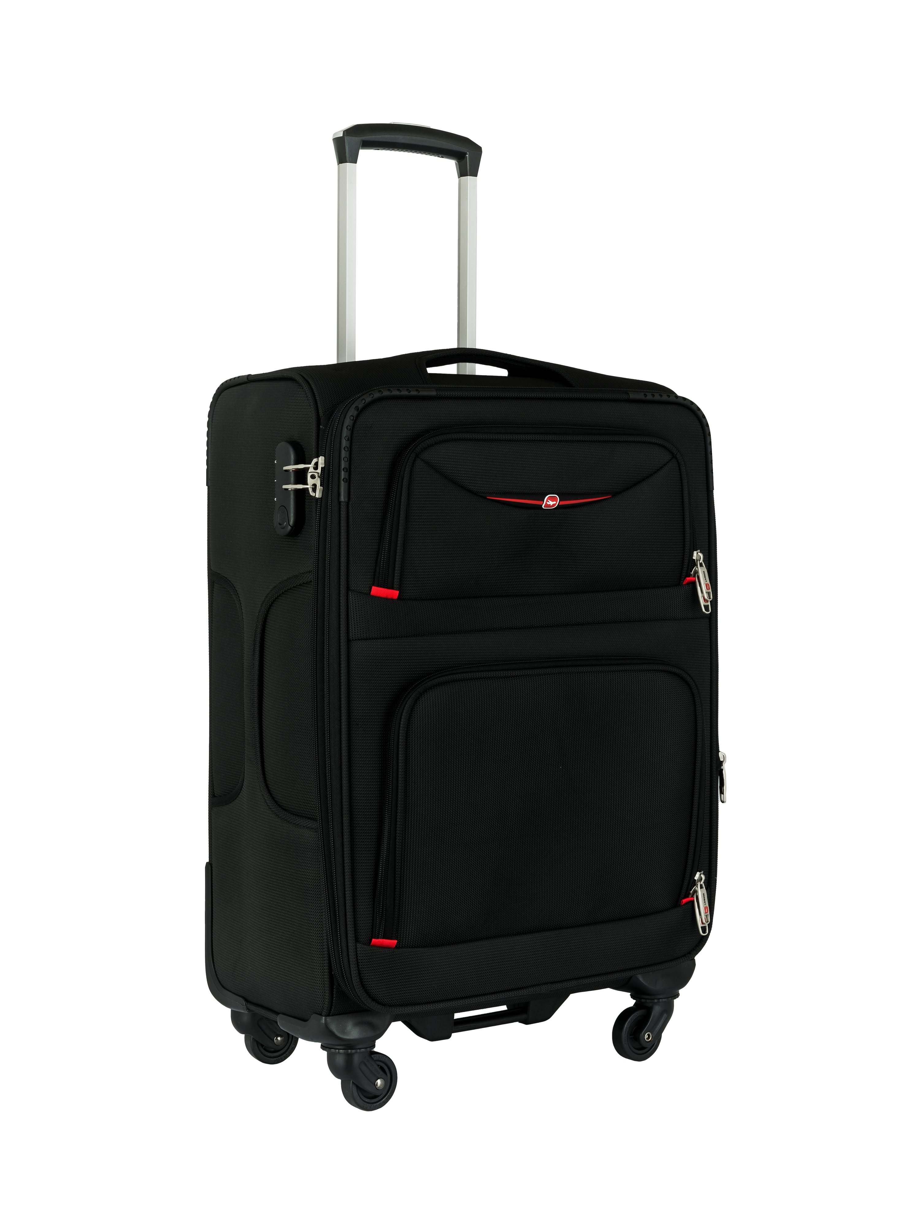 Чемодан унисекс Borsone Livings черный M