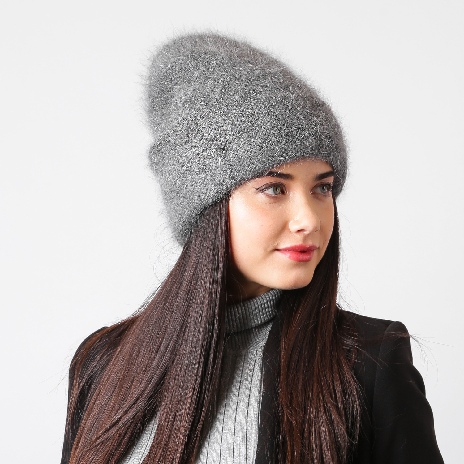 

Шапка женская FABRETTI WH0154-32 р. 57, темно-серый, WH0154-32