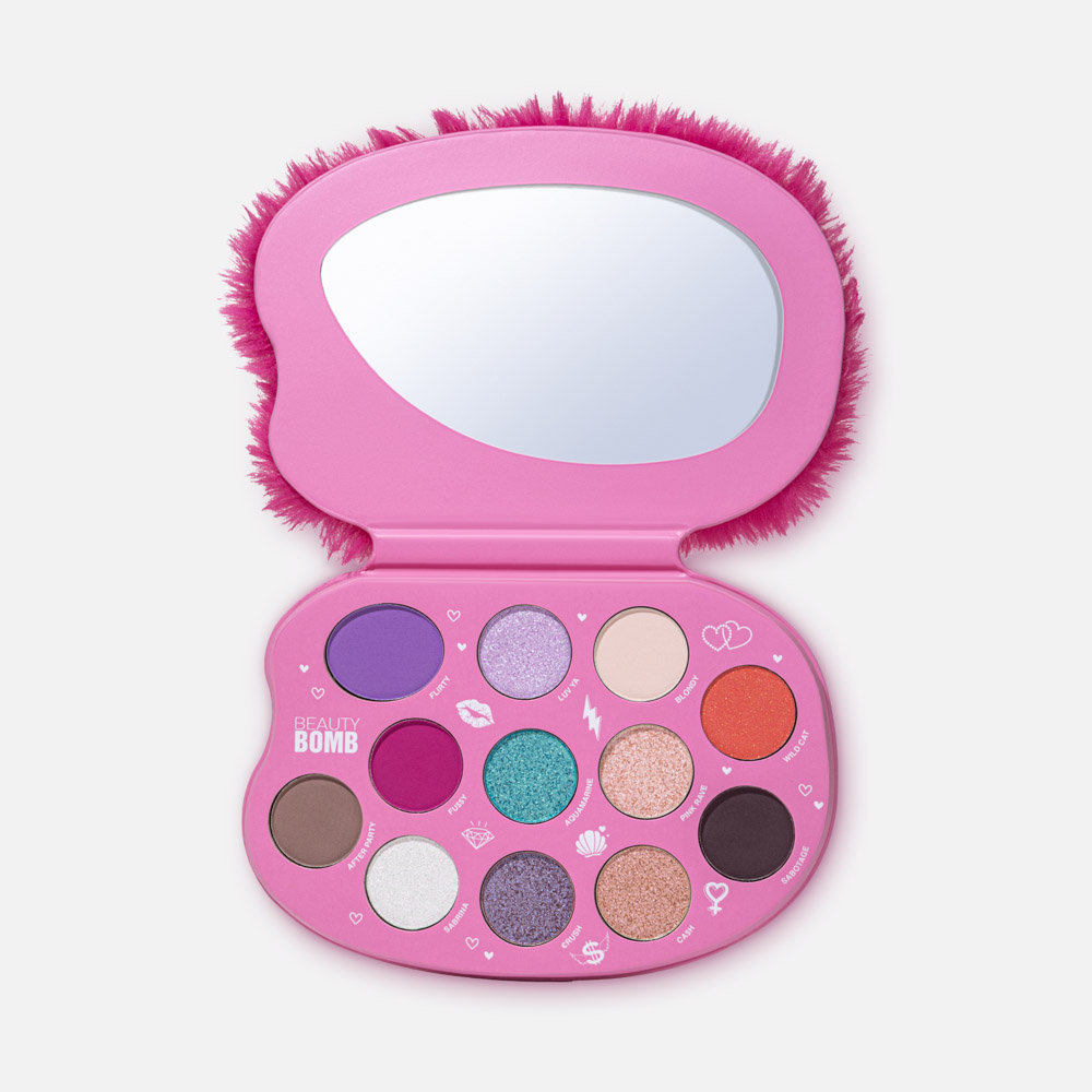 Палетка теней для век Beauty Bomb Bubblegum witch №01, 10 г