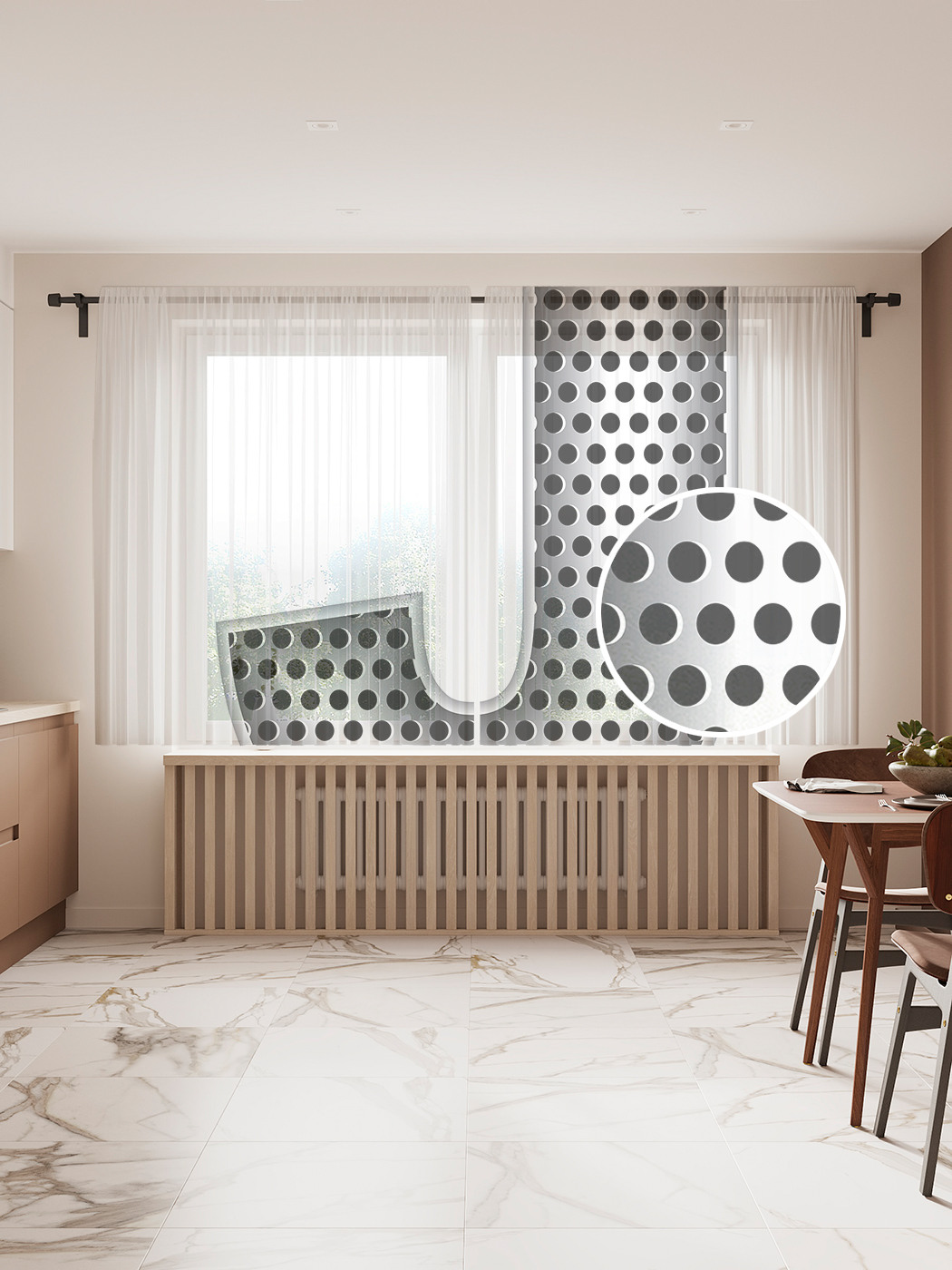 

Фототюль JoyArty "Алюминиевая j", 145x180 см (2 полотна со шторной лентой + 50 крючков), Алюминиевая j