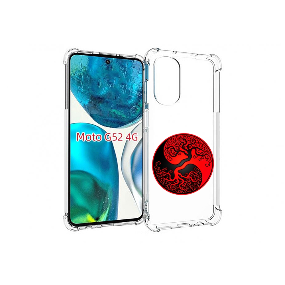 

Чехол MyPads инь янь дерево для Motorola Moto G82 / Moto G52, Прозрачный, Tocco