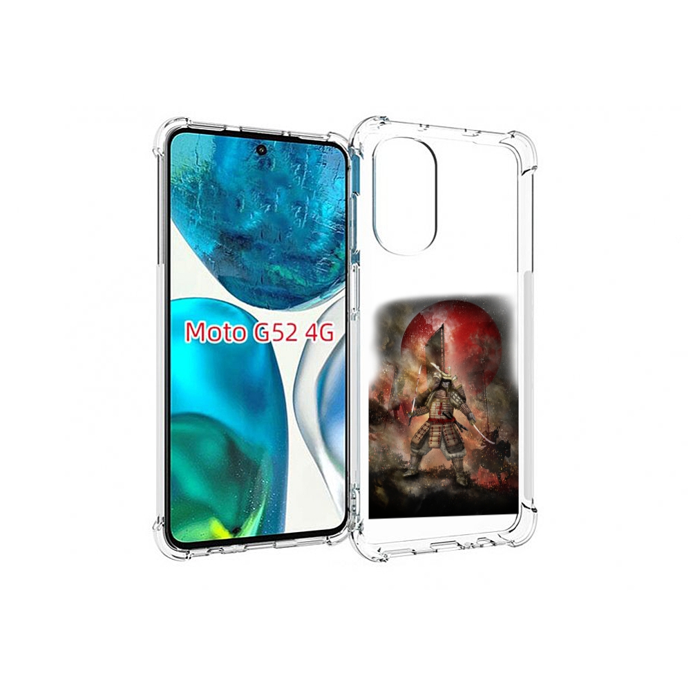 

Чехол MyPads китайскийвоин для Motorola Moto G82 / Moto G52, Прозрачный, Tocco