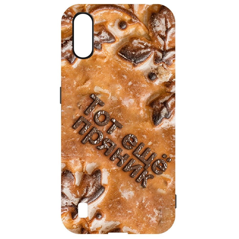 

Чехол-накладка Krutoff Soft Case Пряник для Samsung Galaxy M01 (M015), Черный