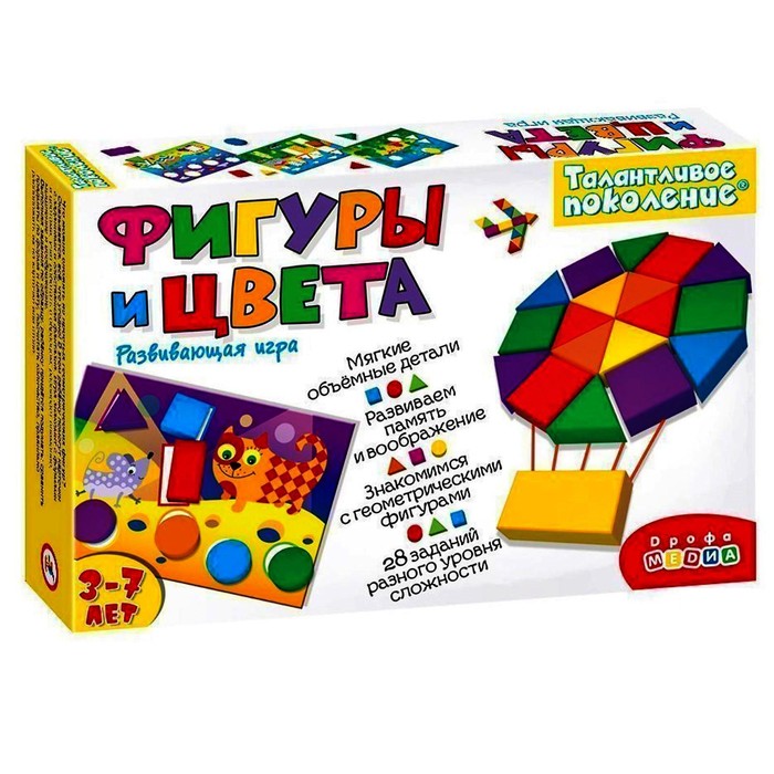 

Настольная игра «Фигуры и цвета»