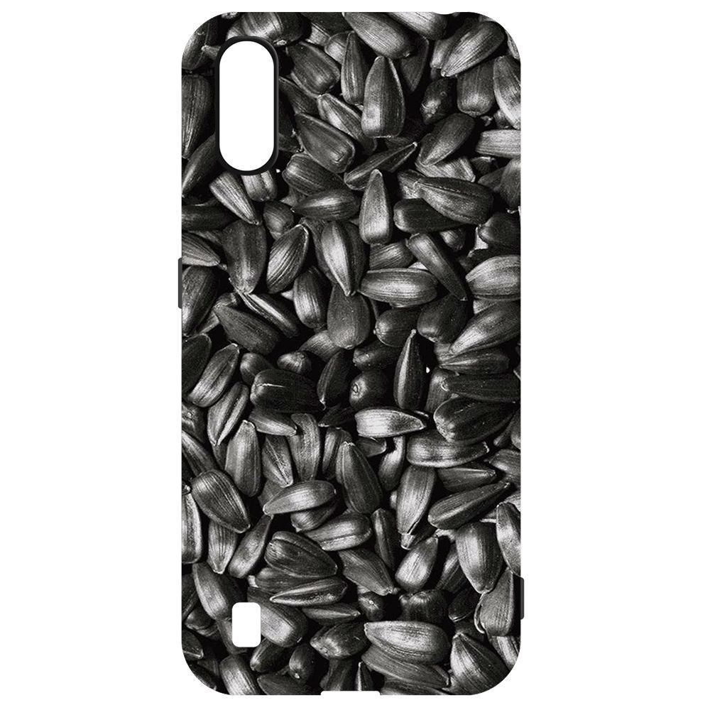 Чехол-накладка Krutoff Soft Case Семечки для Samsung Galaxy M01 (M015)