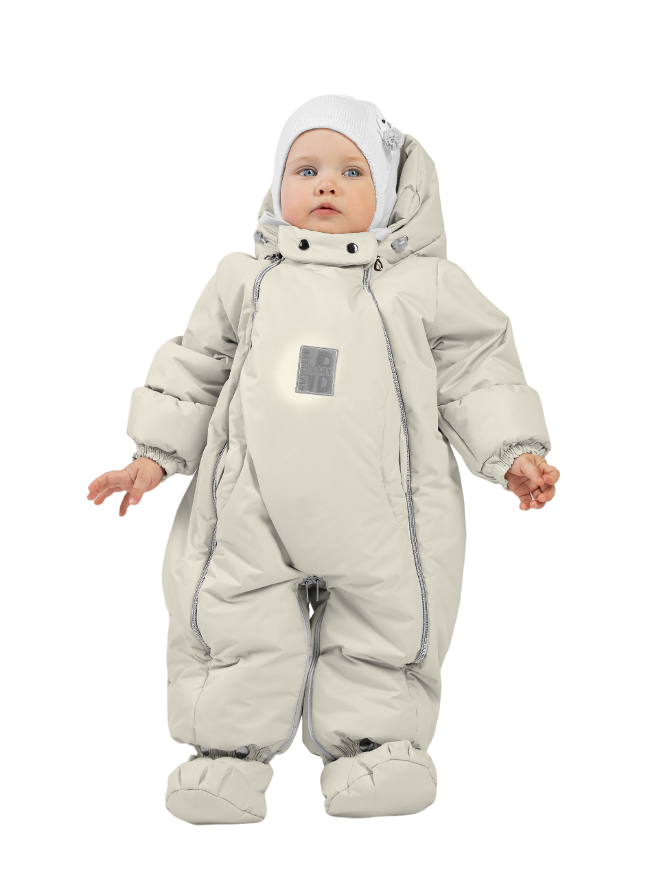 

Комбинезон-конверт Malek-Baby 163шм/2, Сливки, 68, 163шм/2