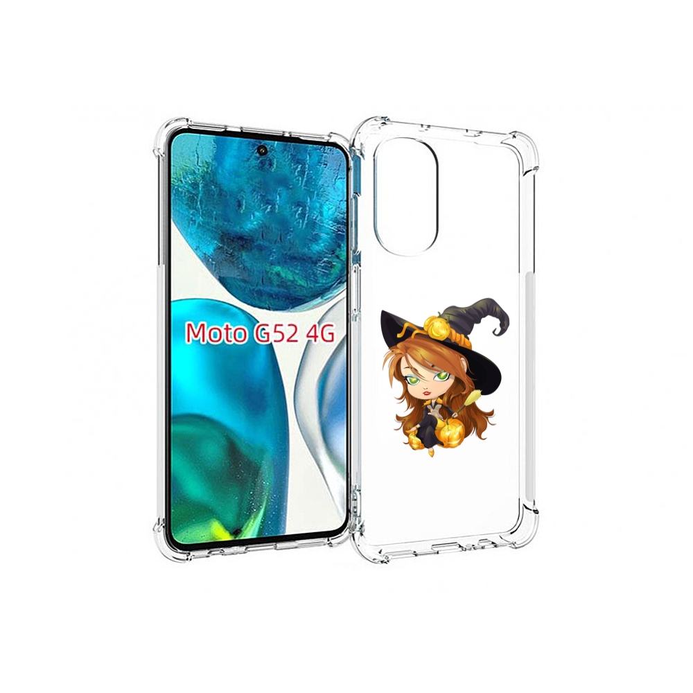 

Чехол MyPads Ведьмочка для Motorola Moto G82 / Moto G52, Прозрачный, Tocco