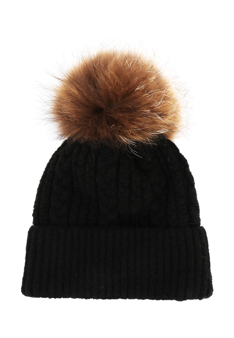 

Шапка бини женская Daniele Patrici A49800 черная, Черный, A49800