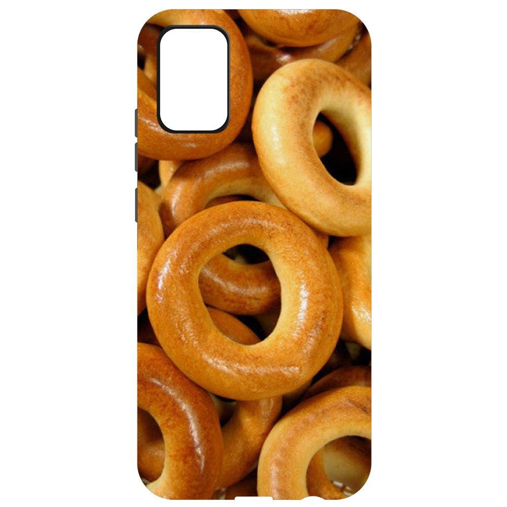

Чехол-накладка Krutoff Soft Case Сушки для Samsung Galaxy A02s (A025), Черный