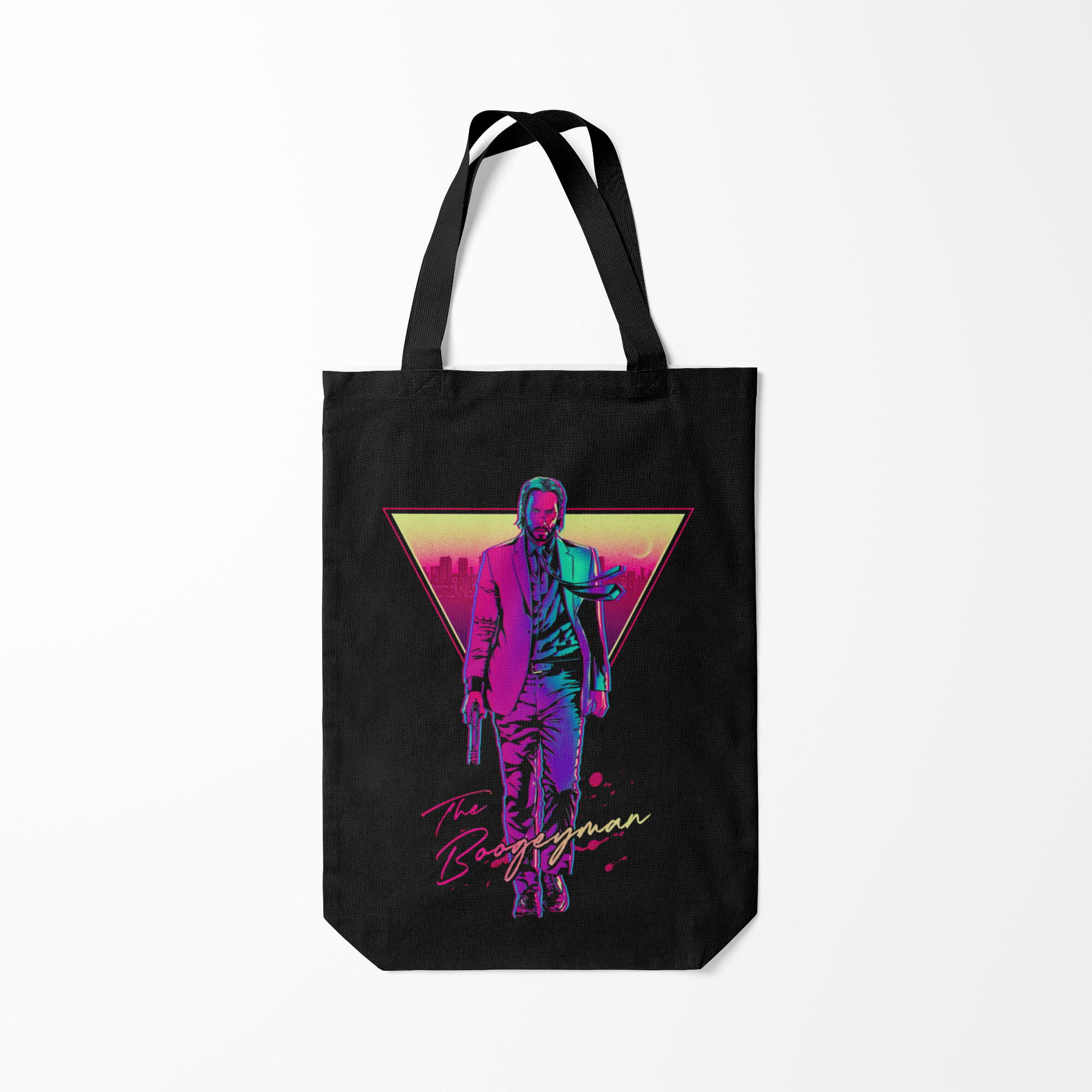 

Сумка шoппер унисекс Burnettie Киану Ривз John Wick, черный, Киану Ривз John Wick