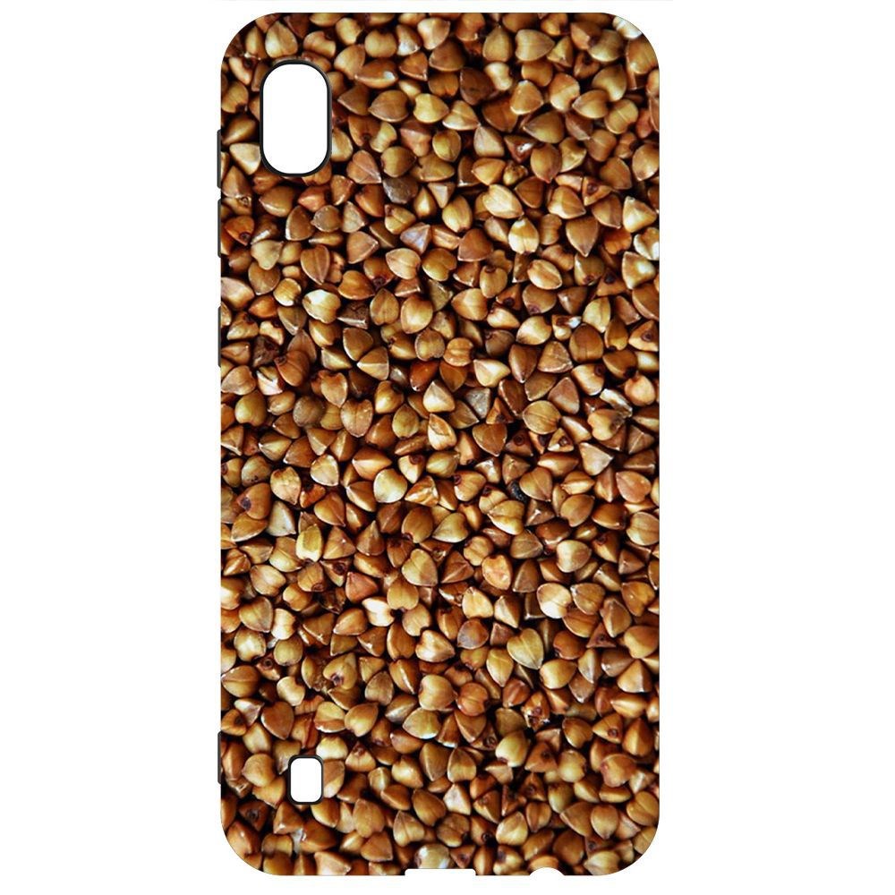 

Чехол-накладка Krutoff Soft Case Гречка для Samsung Galaxy A10 (A105), Черный