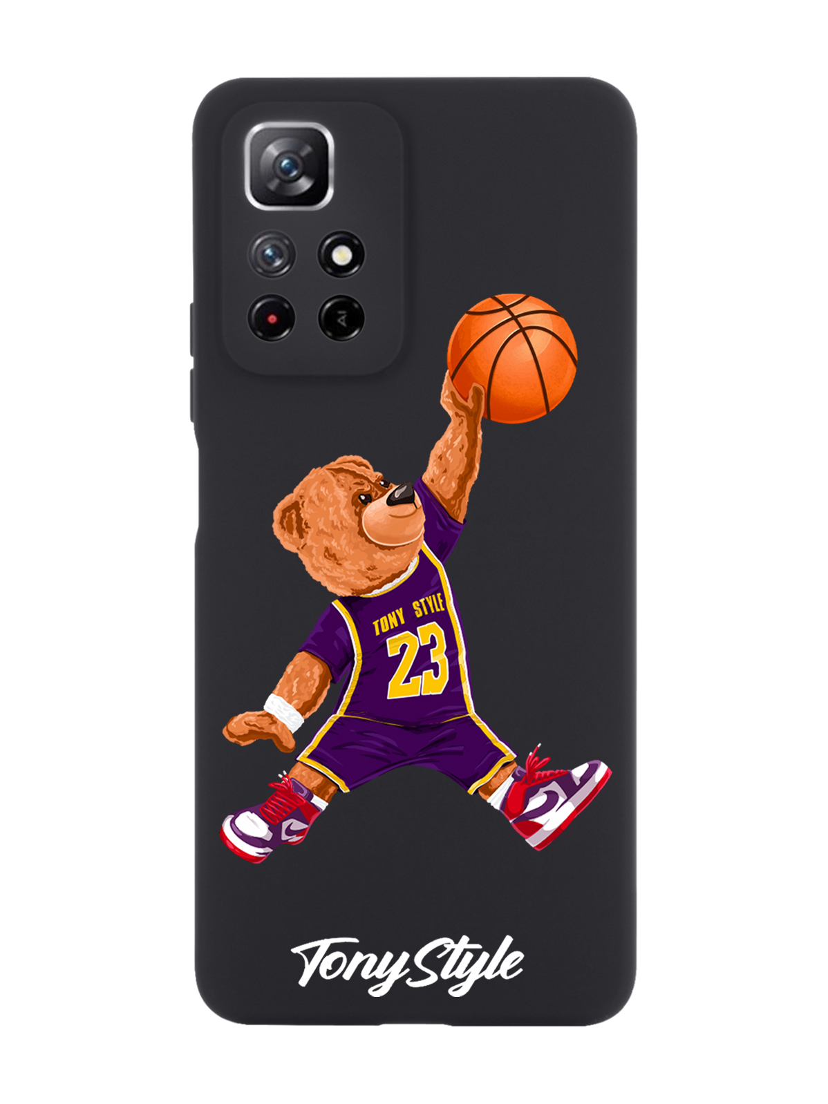 

Чехол Tony Style для Xiaomi Redmi Note 11 Tony Style Джордан Jordan черный, Фиолетовый;коричневый;желтый;оранжевый