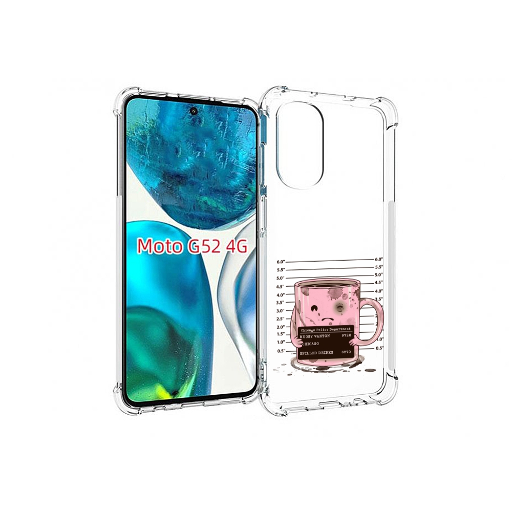 

Чехол MyPads кружка для Motorola Moto G82 / Moto G52, Прозрачный, Tocco