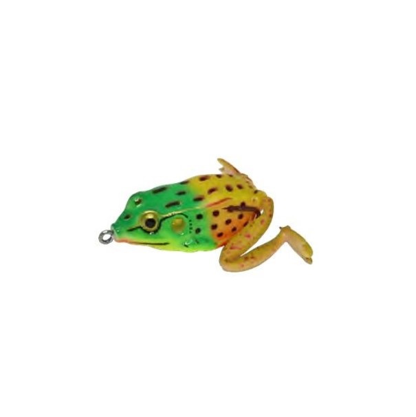 

Мягкие приманки LureMax Лягушка Kicker Frog FR07, 5,5см, Зеленый;желтый, LSFKF55-FR07