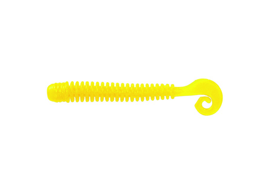 Мягкие приманки LureMax CHEEKY WORM 4''/10 см, LSCW4-06-001 Chartreuse (6 шт.)