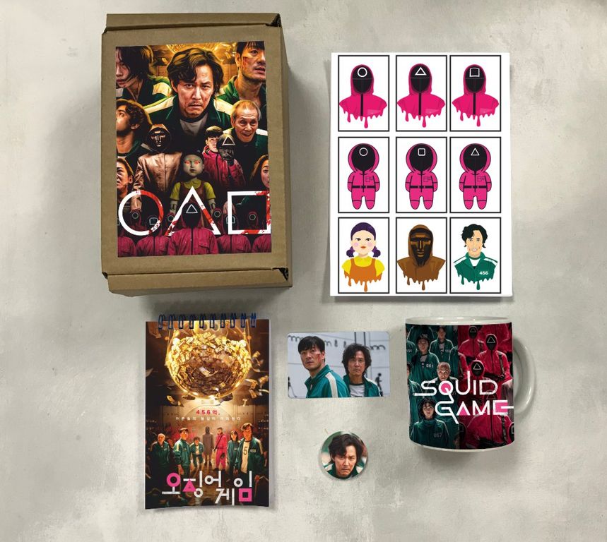 

Бокс Игра в кальмара №11, Хижина Чудес, Бежевый