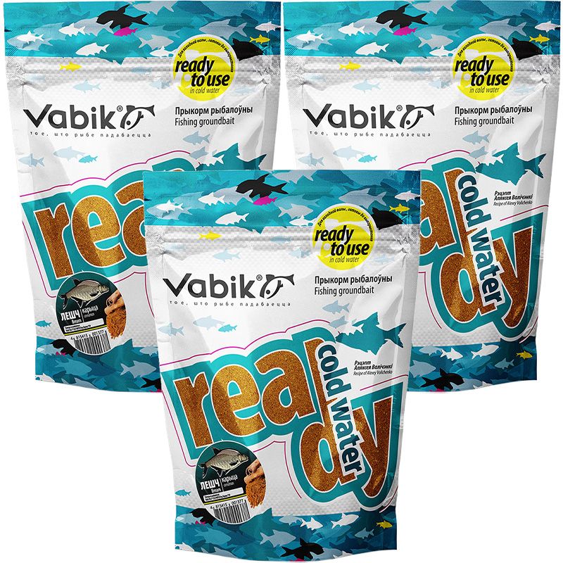 

Прикормка Vabik Ready Cold Water Лещ Корица 2.25 кг, Ready Cold Water