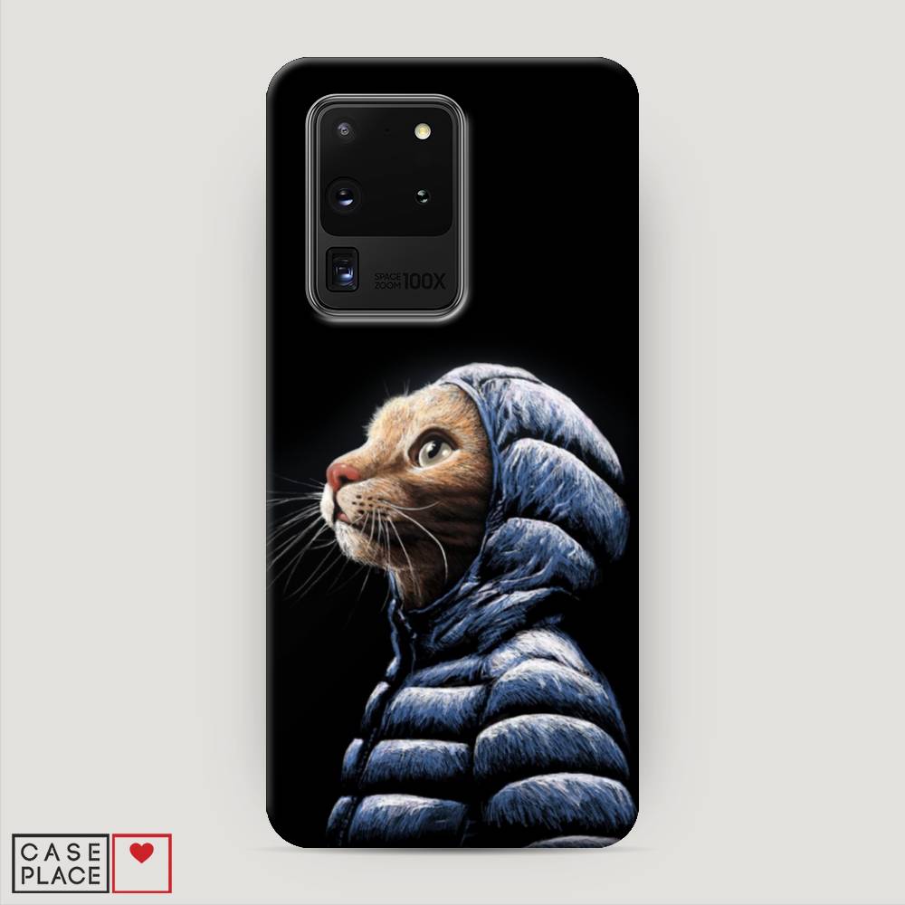 

Пластиковый чехол "Кот в капюшоне" на Samsung Galaxy S20 Ultra, 29420-1