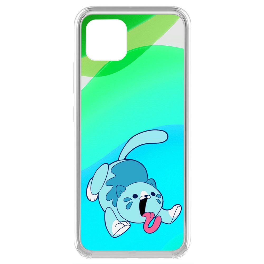 

Чехол-накладка Krutoff Clear Case Хаги Ваги - Конфетная Кошка для Realme C11