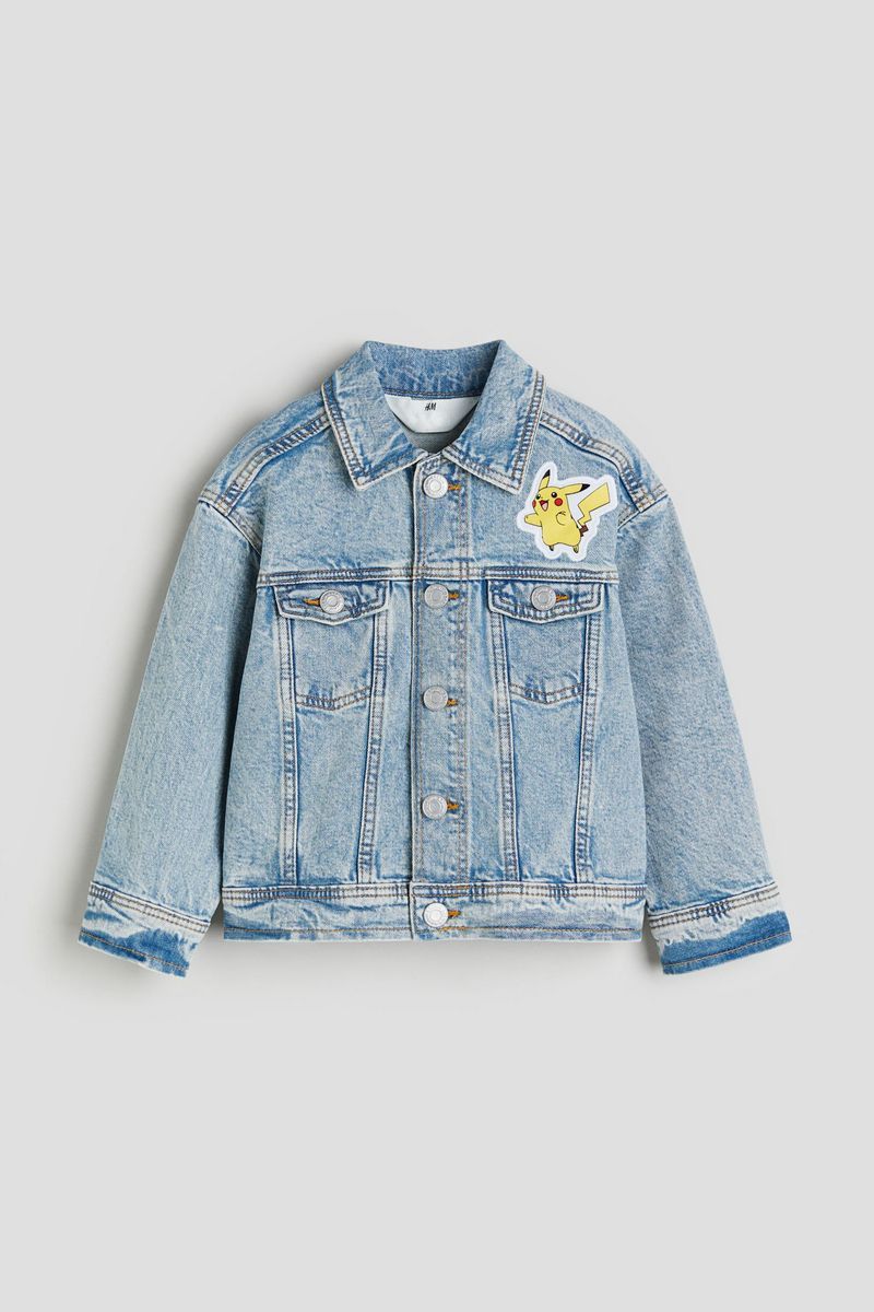 

Куртка джинсовая детская H&M 1215309, голубой, 92, 1215309
