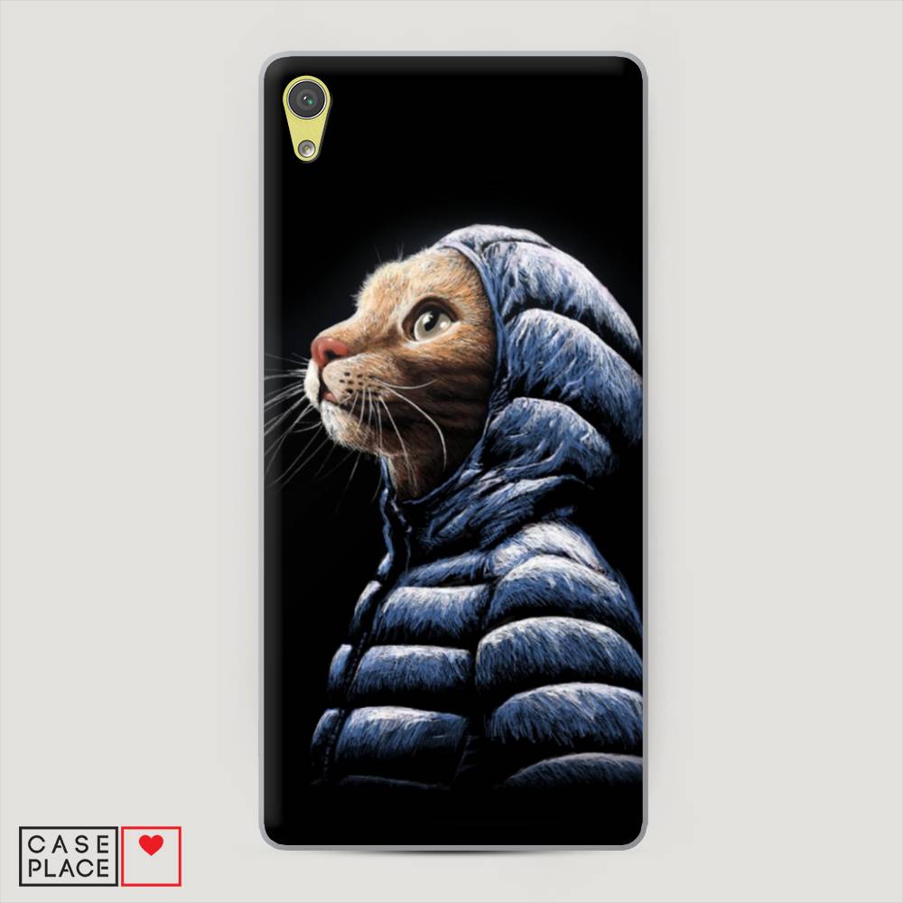 

Пластиковый чехол "Кот в капюшоне" на Sony Xperia XA Ultra