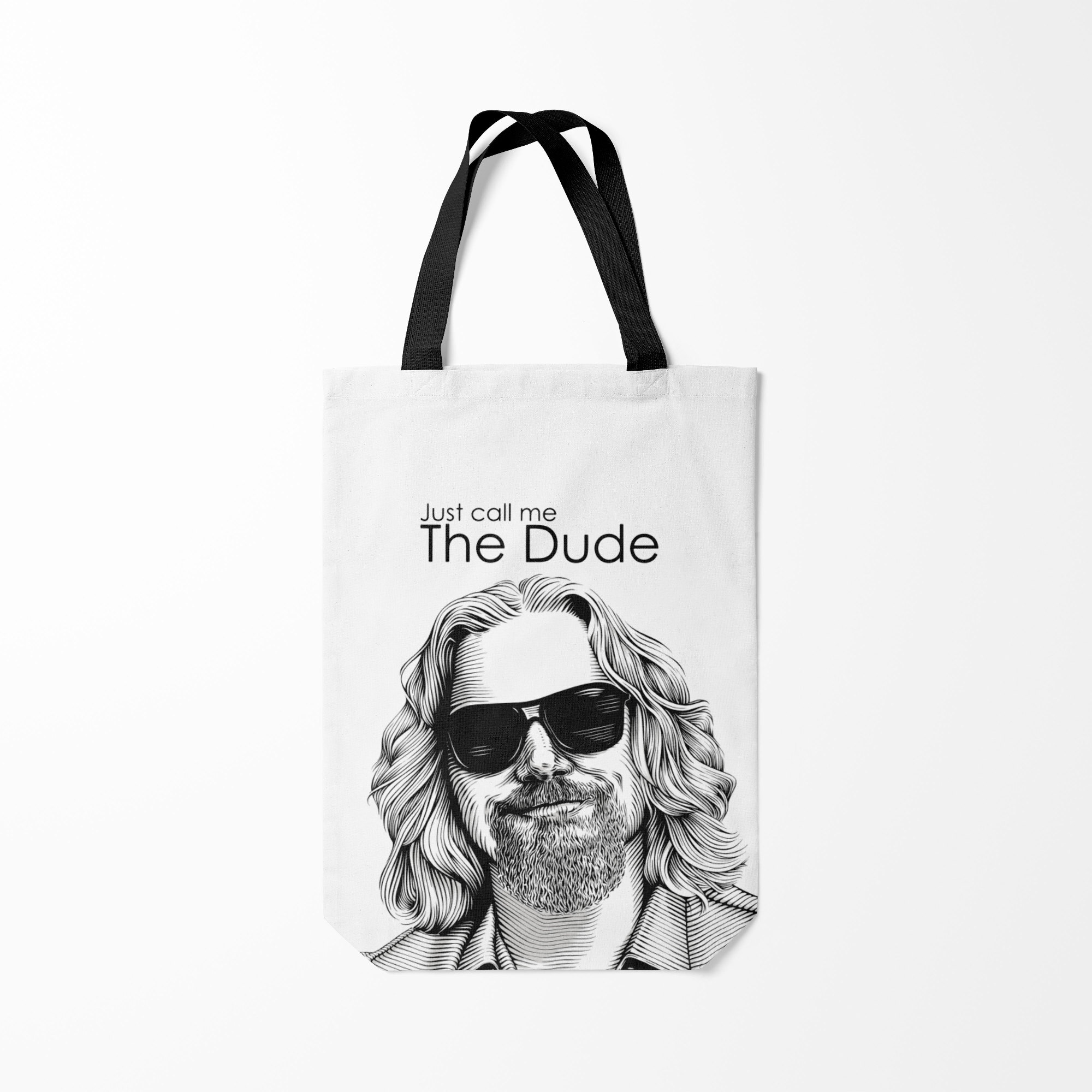 

Сумка шoппер унисекс Burnettie Just call me the Dude, белый, Just call me the Dude