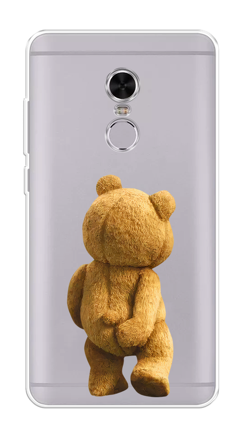 

Чехол на Xiaomi Redmi Note 4 "Медвежья спина", Коричневый;прозрачный, 31850-1