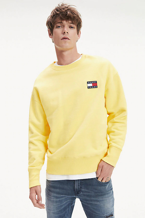

Свитшот мужской Tommy Jeans DM0DM06592 желтый L, DM0DM06592