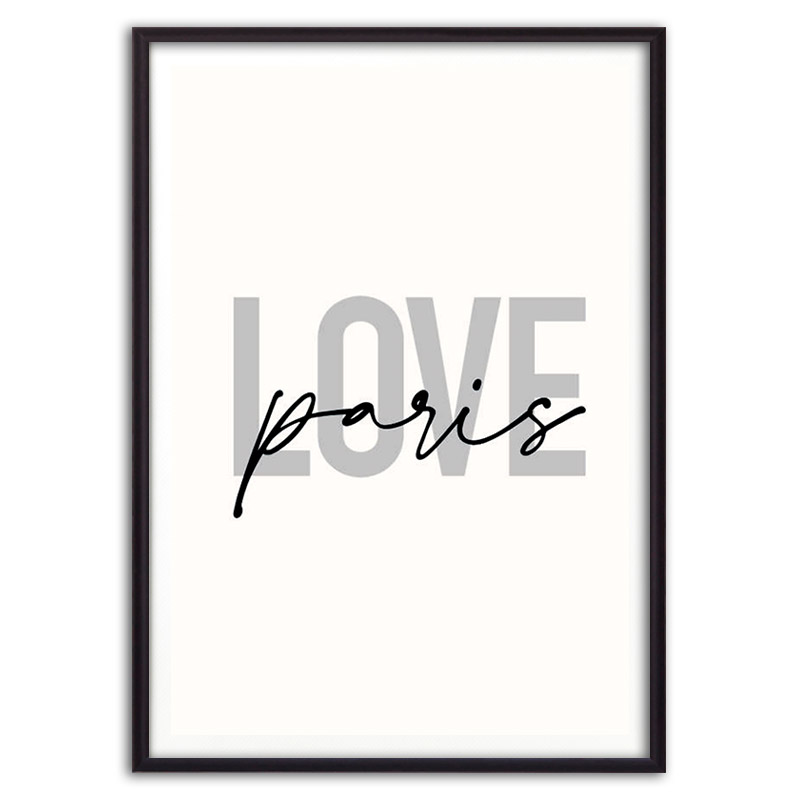 

Постер в рамке Love Paris - 21х30 см Дом Корлеоне, Love Paris