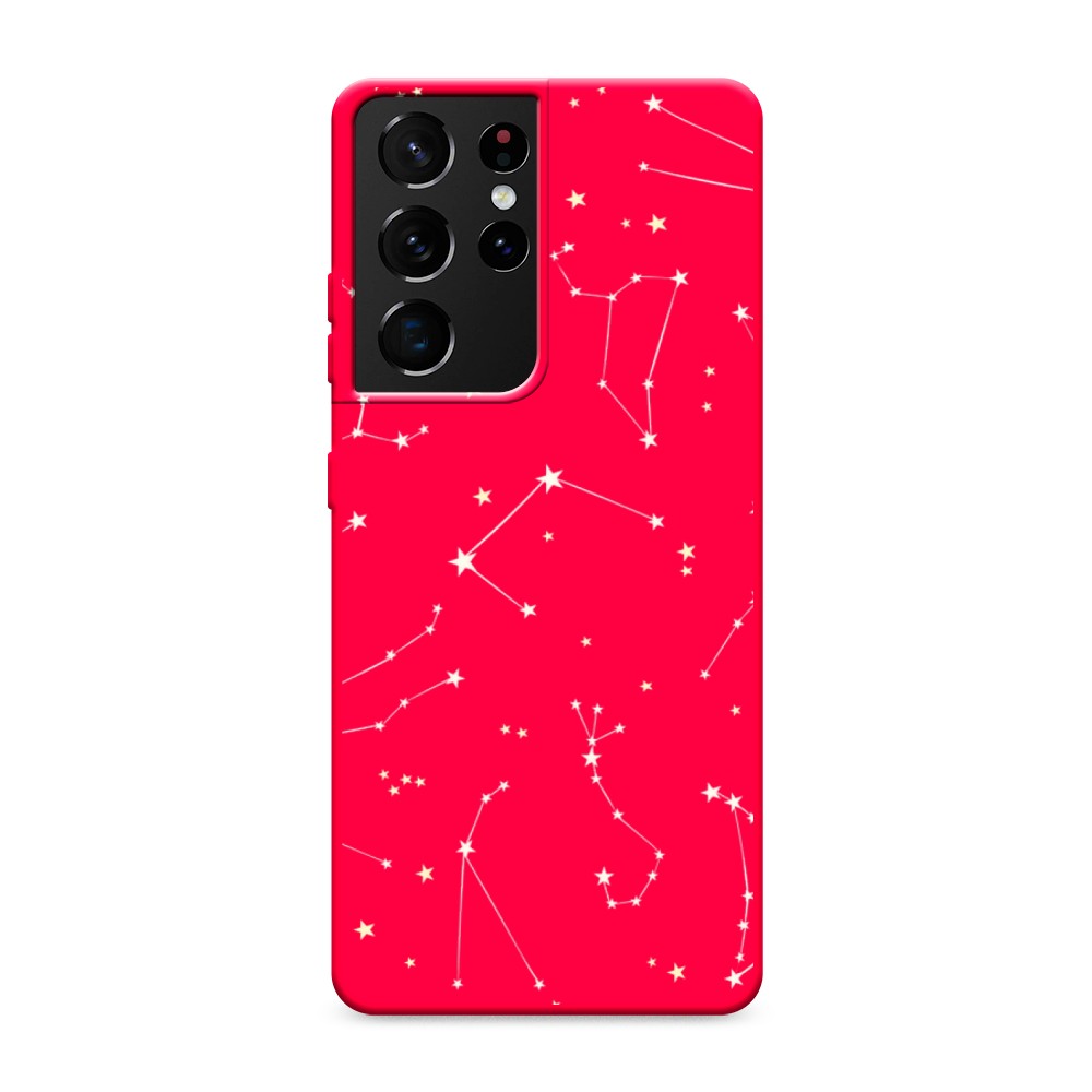 

Матовый силиконовый чехол "Созвездия" на Samsung Galaxy S21 Ultra, 2102253-1