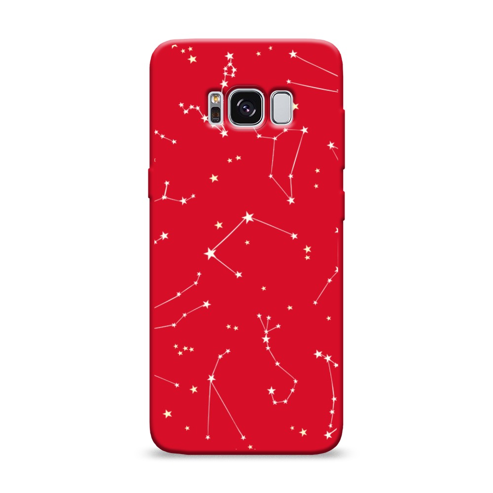 

Матовый силиконовый чехол "Созвездия" на Samsung Galaxy S8