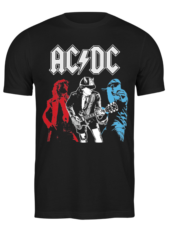 

Футболка мужская Printio Ac/dc черная M, Ac/dc