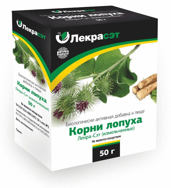 Лопуха корень сырье растительное 50г