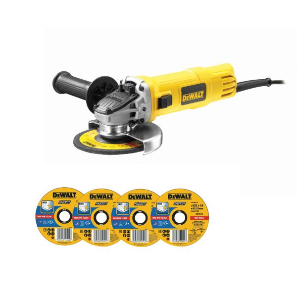 

Угловая шлифмашина DEWALT DWE4151D4-RK
