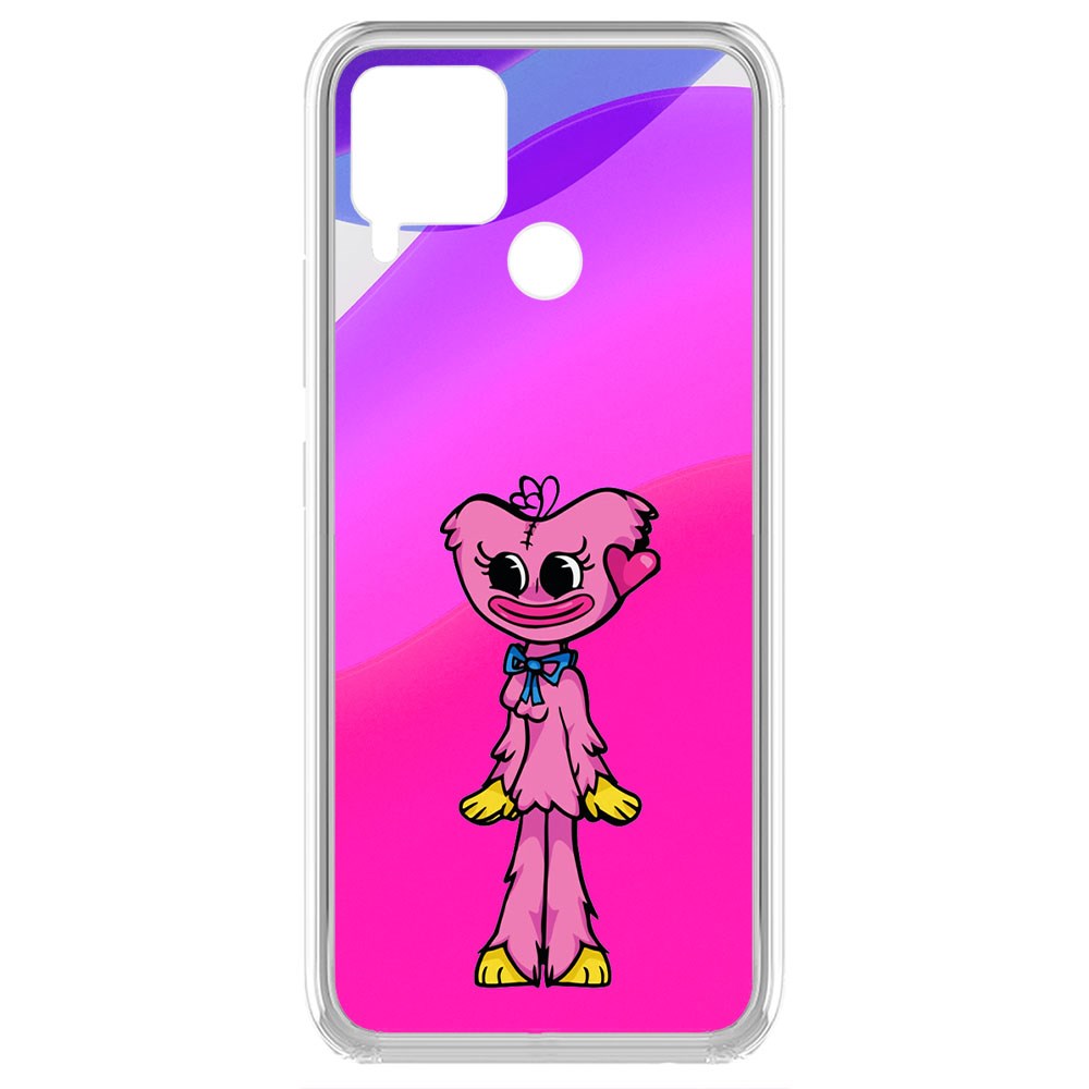 

Чехол-накладка Krutoff Clear Case Хаги Ваги - Киси Миси для Realme C15