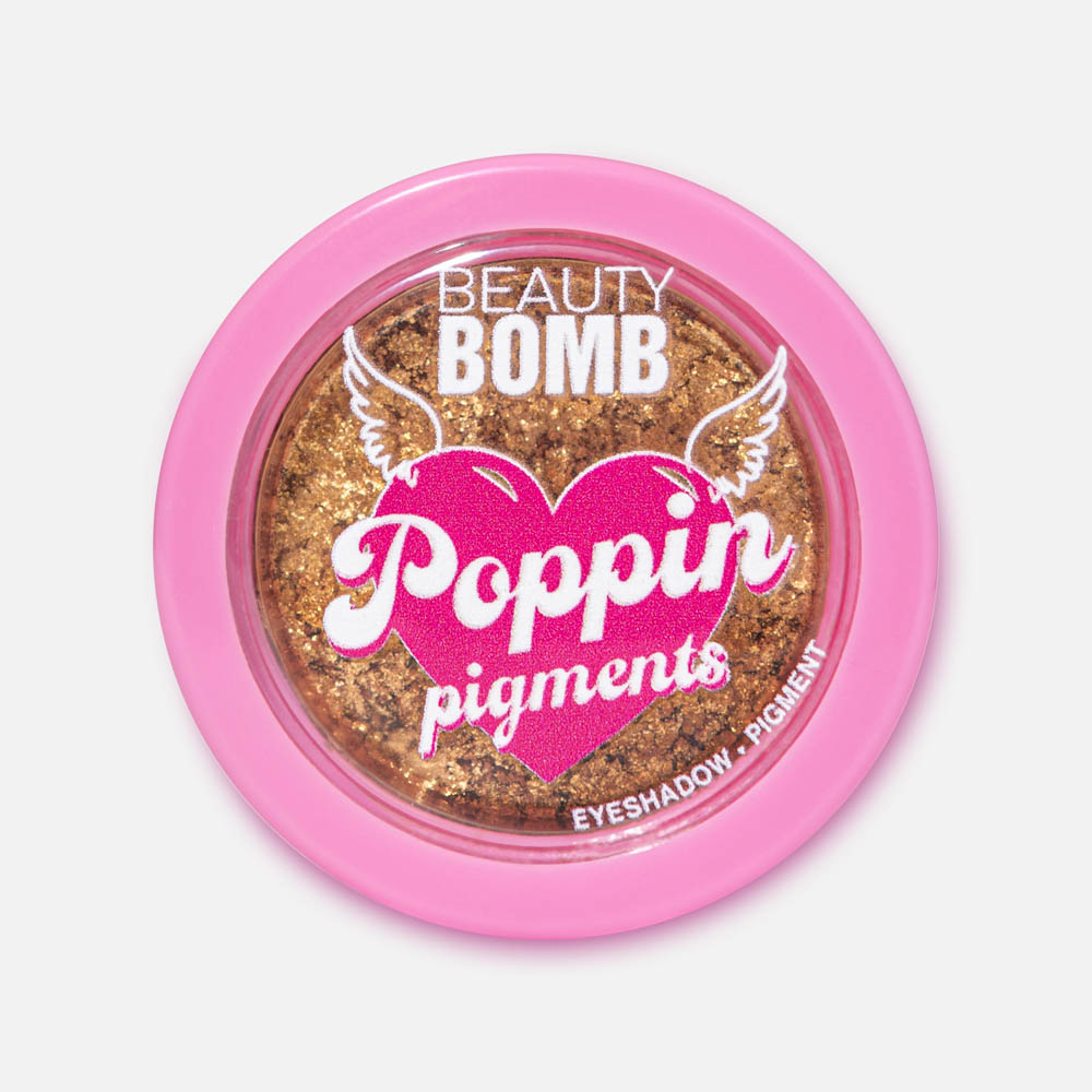 Тени-пигмент Beauty Bomb Poppin pigments №02, розовый, 1,5 г