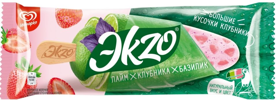 

Мороженое Инмарко Ekzo Лаймонад 70 г бзмж