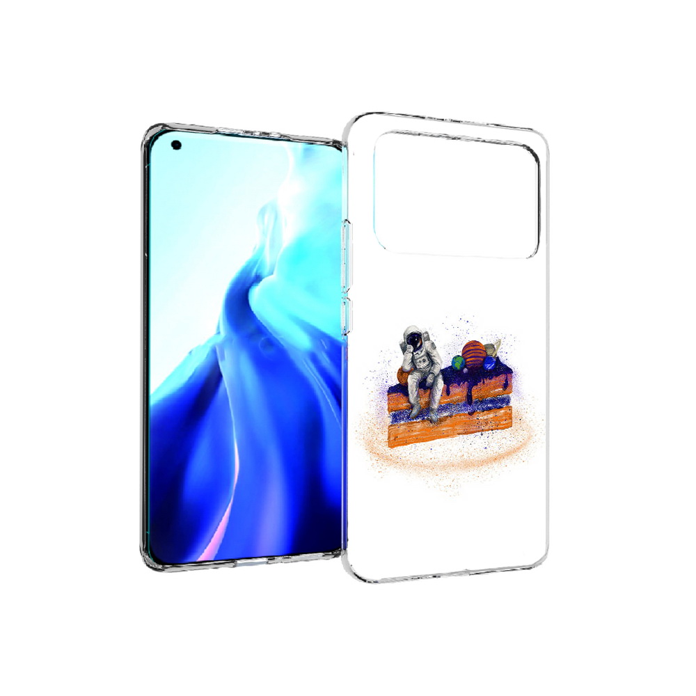 

Чехол MyPads Tocco для Xiaomi Mi 11 Ultra торт с планетами (PT160500.261.648), Прозрачный, Tocco